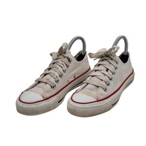 VINTAGE Converse All Star Shoes Mens Size 5‎ Off White Low Top Made in USA 90s